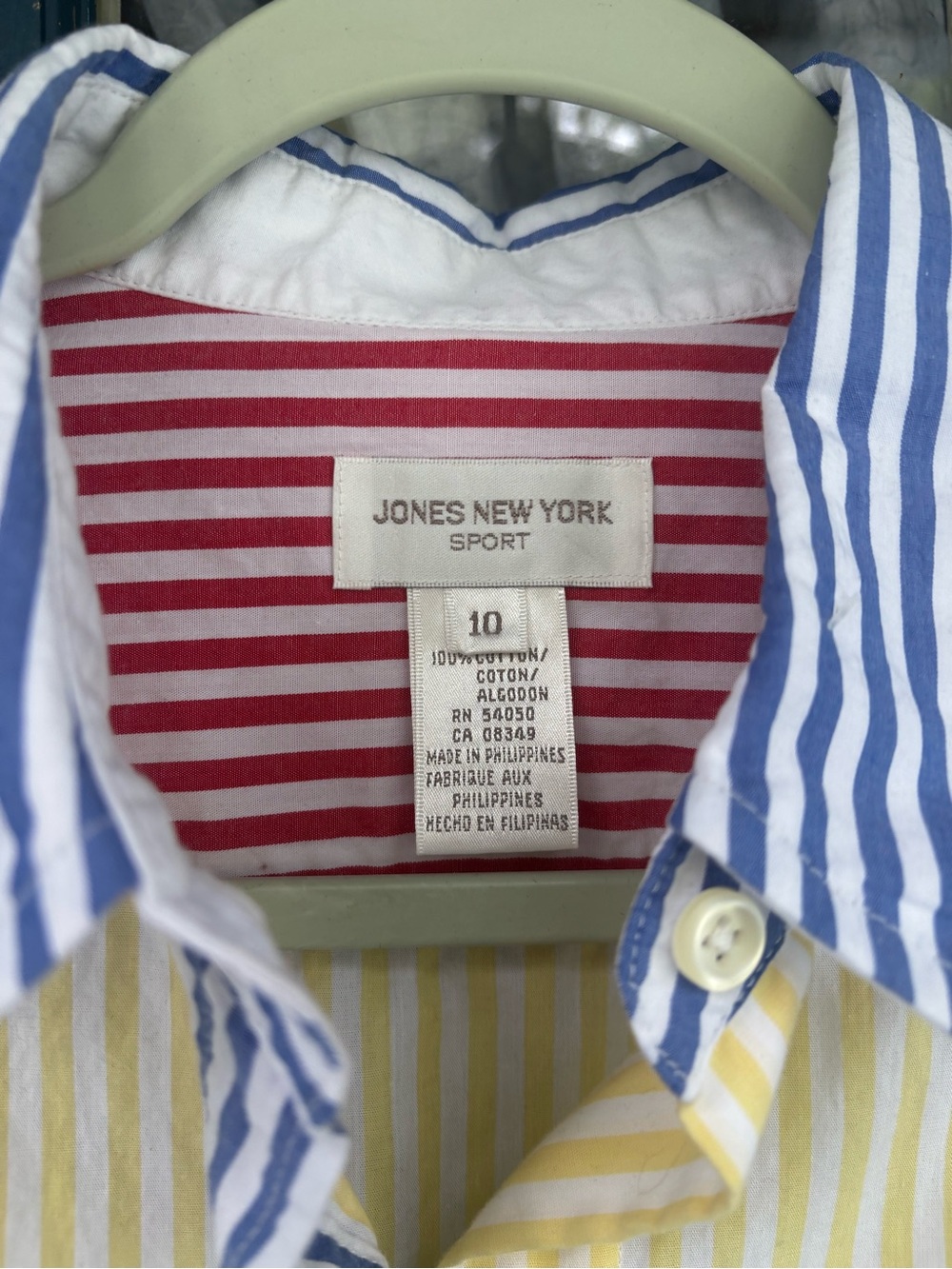 Jones New York Spirt Multicolor Shirt Dress - Picture 3 of 5